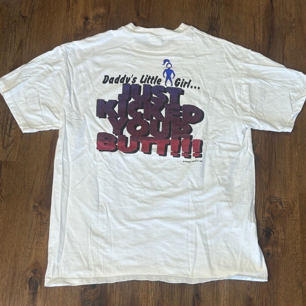 Vintage 1996 Danger Girl Power Kicked Your Butt T-Shirt Large Sportwear